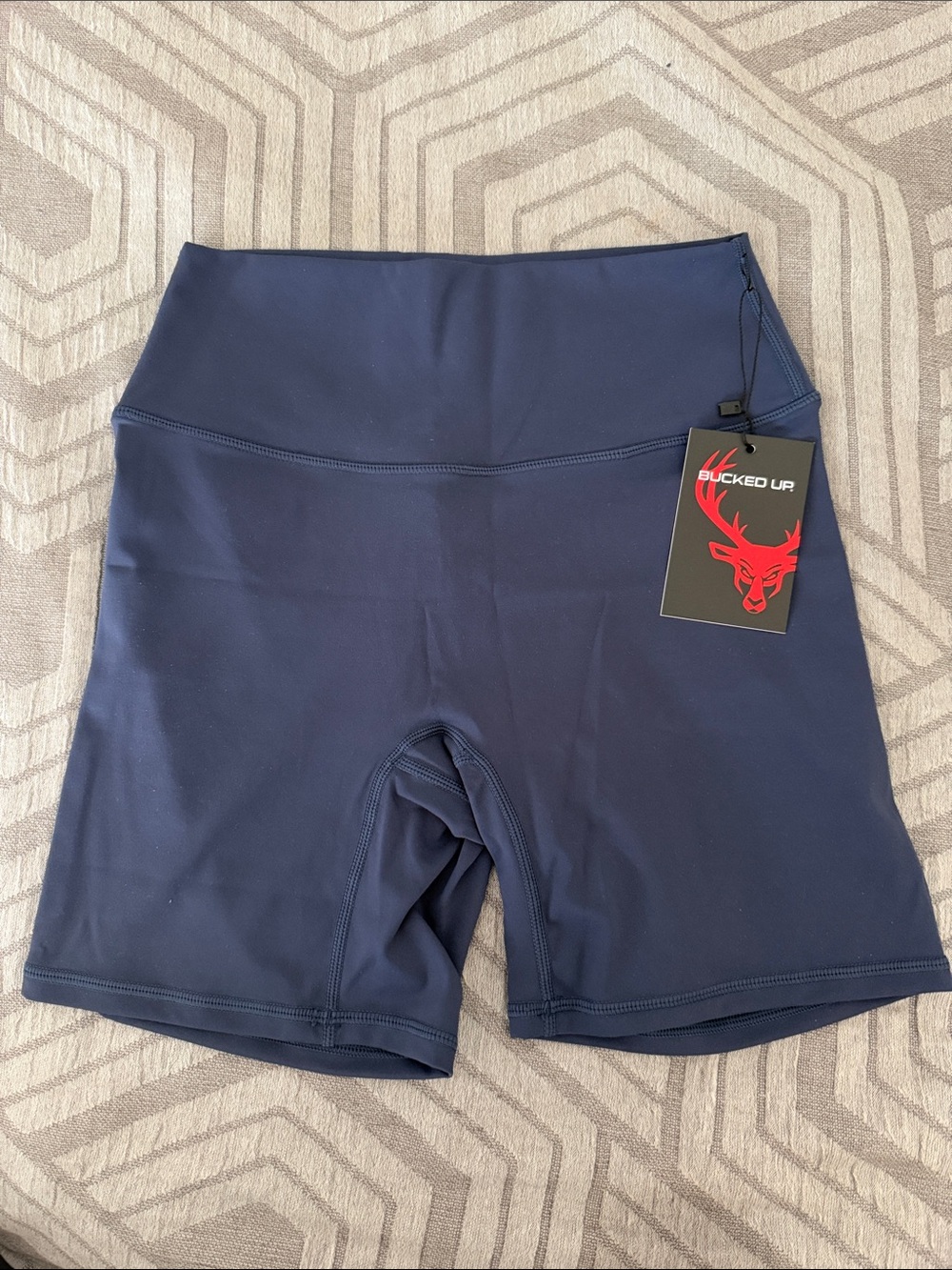 NWT Bucked Up Base Shorts 6inch in Space Blue - Size Small
